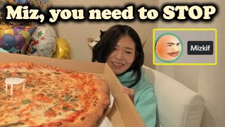 Mizkif sent Miyoung a pizza at midnight as a PUNISHMENT went TOO TROLL [upl. by Ody175]