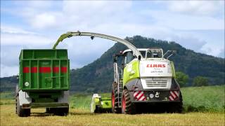 Grünroggen häckseln 2014 mit Claas Jaguar 960 [upl. by Eirolav]