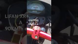 Lifan xr 150 velocidad en 4t todavía no eh grabado la velocidad maxima pa la próxima [upl. by Woll]