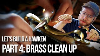 Lets Build a Traditions St Louis Hawken  HowTo Series Part 4 Cleaning up your Brass Hardware [upl. by Minnaminnie]