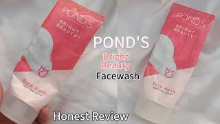 Honest Review on PONDS bright beauty Facewash  Review [upl. by Drahcir337]