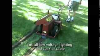 Fiber Optic Cable  Micro Trenching [upl. by Innavoij]