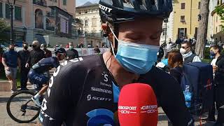 Nicolas Roche  postrace interview  Stage 5  Tour of the Alps 2021 [upl. by Leatrice]