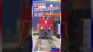 DriverD Trains 070424 Independence Short — Happy Independence Day DriverDTrains Trains Short [upl. by Hennie]