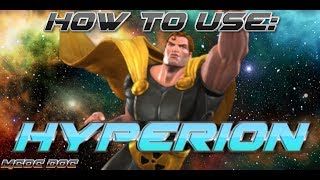 MCOC How to use Hyperion An absolute GOD of Damage with comparisons to other top tier champs [upl. by Yenetruoc682]