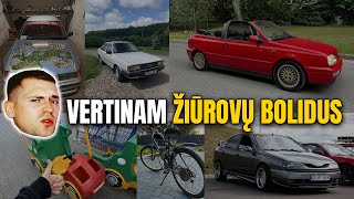 VERTINAM ŽIŪROVŲ BOLIDUS automobilius [upl. by Laehcim]