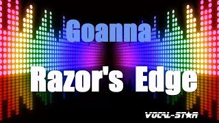 Goanna – Razors Edge Karaoke Version Karaoke with Lyrics HD VocalStar Karaoke [upl. by Enomed]