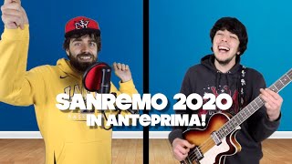 Le Canzoni di SANREMO 2020 in ANTEPRIMA  i Masa feat Rifaccio Una Canzone [upl. by Ailahtan]