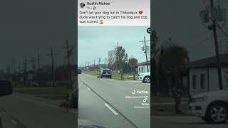 Police shoot dog Thibodaux Louisiana [upl. by Yssor]