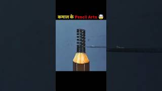 Amazing Pencil Arts 🤯  Part 1 amazingfacts science experiment art BydFacts [upl. by Onifur365]