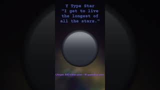 Y type star lifespan [upl. by Evangelist]