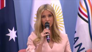 Ivanka Trump takes the stage at the G20 [upl. by Zosima]