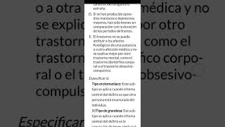 Trastornos delirantes megalomaníaco persecutorio celotípico erotomaníaco somático [upl. by Rosner]