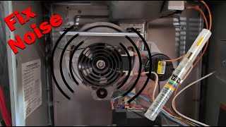 Loud Furnace Inducer MotorFan Fix  Carrier Brand [upl. by Artemed]