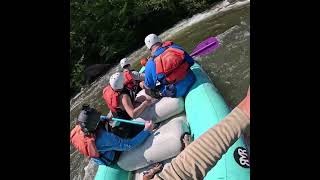 Staging Eddy Rapid on the Middle Ocoee River raft tealteamsix [upl. by Nirej423]