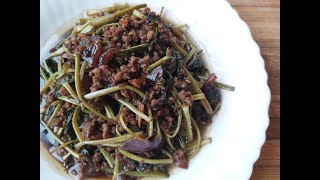 Beefy Adobong Kangkong  Filipino Recipe  Affordable amp Easy Recipe [upl. by Pacificas894]