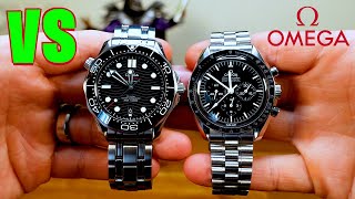 Omega Speedmaster VS Seamaster  Which One Should You Choose [upl. by Karlow]