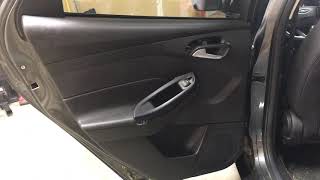 How to remove rear door panels on a 2017 Ford Focus [upl. by Vaden]