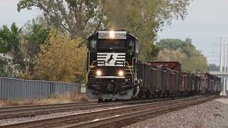 Taking Emma to Deshler Part2 in 4K 60p SD40 and GP382 action near Toledo [upl. by Keli527]