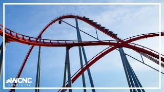 Carowinds renames Intimidator roller coaster to Thunder Striker [upl. by Oeram]