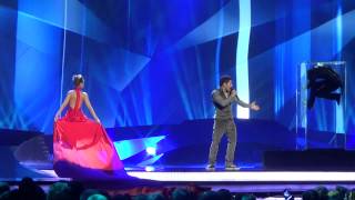 ESCKAZ live in Malmö Farid Mammadov Azerbaijan  Hold Me 1st dress rehearsal [upl. by Nnyliak]