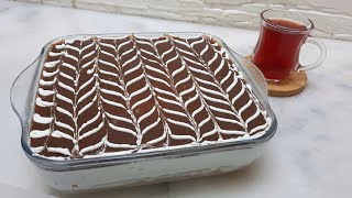 Mouthwatering Turkish Tres Leches Cake Recipe [upl. by Yrrak]