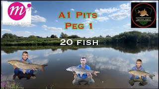 Barbel fishing River Trent A1 Pits [upl. by Yoral]