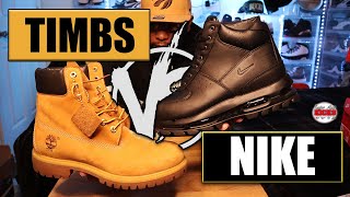 TIMBERLAND VS NIKE ACG GOADOME BOOTS  BOOT SEASON [upl. by Heilner]