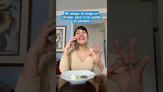 Amiga te tengo un chisme 🤣✨ humor tiktokvideo comedia funny shorts [upl. by Collins]