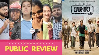 Dunki PUBLIC REVIEW  First Day First Show  SRK  Rajkumar Hirani [upl. by Richarda]