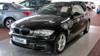 BMW 118i Cabrio 2008 Saphirschwarz metallic H66213 wwwautohausbizbneun [upl. by Lessig]