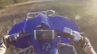 YFZ 450 vs 300ex vs 400ex Drag Race [upl. by Fugere]