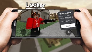 Using MOBILE LOCK In Roblox Da Hood BANNED [upl. by Eiddal177]