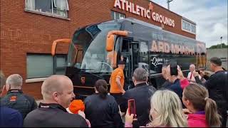 Armagh Team Leave Athletic Grounds Before AllIreland Final [upl. by Tabor]