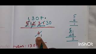 Short Division one digit method [upl. by Eatnuahs]