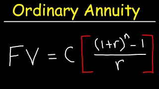 How To Calculate The Future Value of an Ordinary Annuity [upl. by Notnilc]