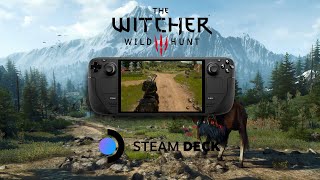 Steam Deck The Witcher 3  SteamOS 36 [upl. by Connor]