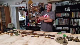 Hail Caesar Battle Report Pyrrhic Greeks vs Romans [upl. by Clevey149]