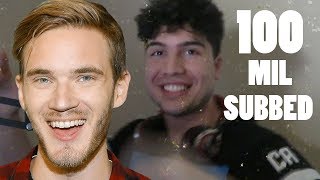 I Was PewDiePies 100 Millionth Subscriber [upl. by Erdried961]