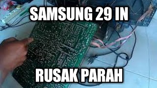 Cara Memperbaiki TV Samsung 29 in Mati Total [upl. by Arrak586]