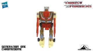 Transformers G1 Headmaster CHROMEDOME Video Review [upl. by Akerdnuhs]