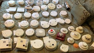 TestingShowing EVERY Smoke Alarm in my Collection [upl. by Lettig]