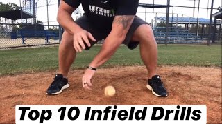 Top 10 Infield Drills for Baseball Players of ALL Ages amp Skill Level Super Easy amp Effective [upl. by Stacy241]