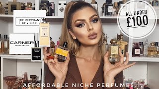 AFFORDABLE NICHE PERFUMES  All Under £100 [upl. by Akierdna]