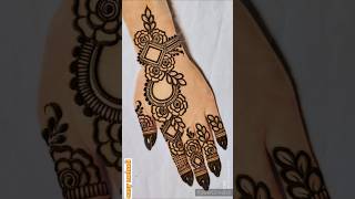 Diwali special Back hand henna design Simple amp easy mehndi design Mehandi ka Design mehandi 2024 [upl. by Ayocat857]