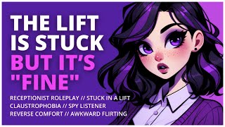 Stuck in a Lift with a Cute Awkward Receptionist  Meet Cute  Spy Listener  Audio RP [upl. by Hayn]