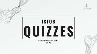 ISTQB FOUNDATION S1E5 [upl. by Iey220]