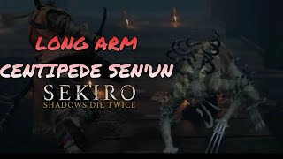 Sekiro  Long Arm Centipede Senun BossFight No Damage taken [upl. by Bonney]