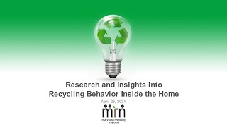 MRN Webinar  TRP Recycling Behavior in the Home [upl. by Dupuy202]