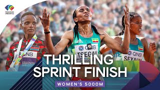 Womens 5000m Final  World Athletics Championships Oregon 2022 [upl. by Jerrylee303]